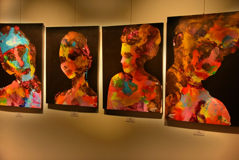 Conflicted Faces Exhibition by Fadwa Hamdan